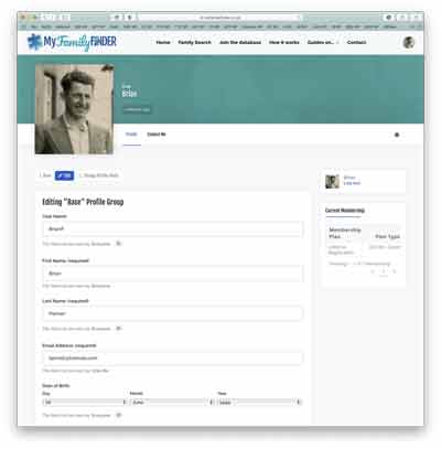 How to edit your profile - step 5