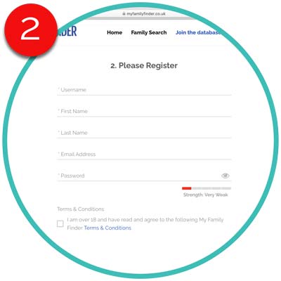 How to join our database step 2