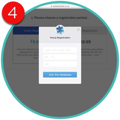 How to join our database step 4