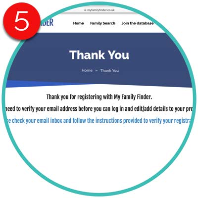 How to join our database step 5