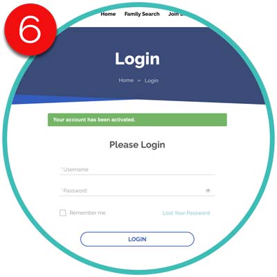 How to join our database step 6